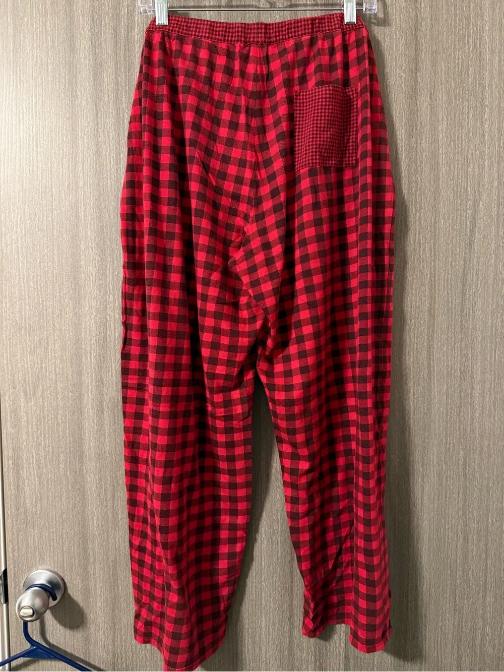 J. Jill Red and Black Plaid Pajama Set